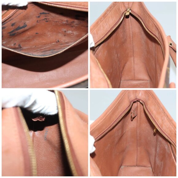 LOUIS VUITTON Monogram Sac Weekend PM Hand Bag M42425 LV Auth 133123 - Picture 15 of 15